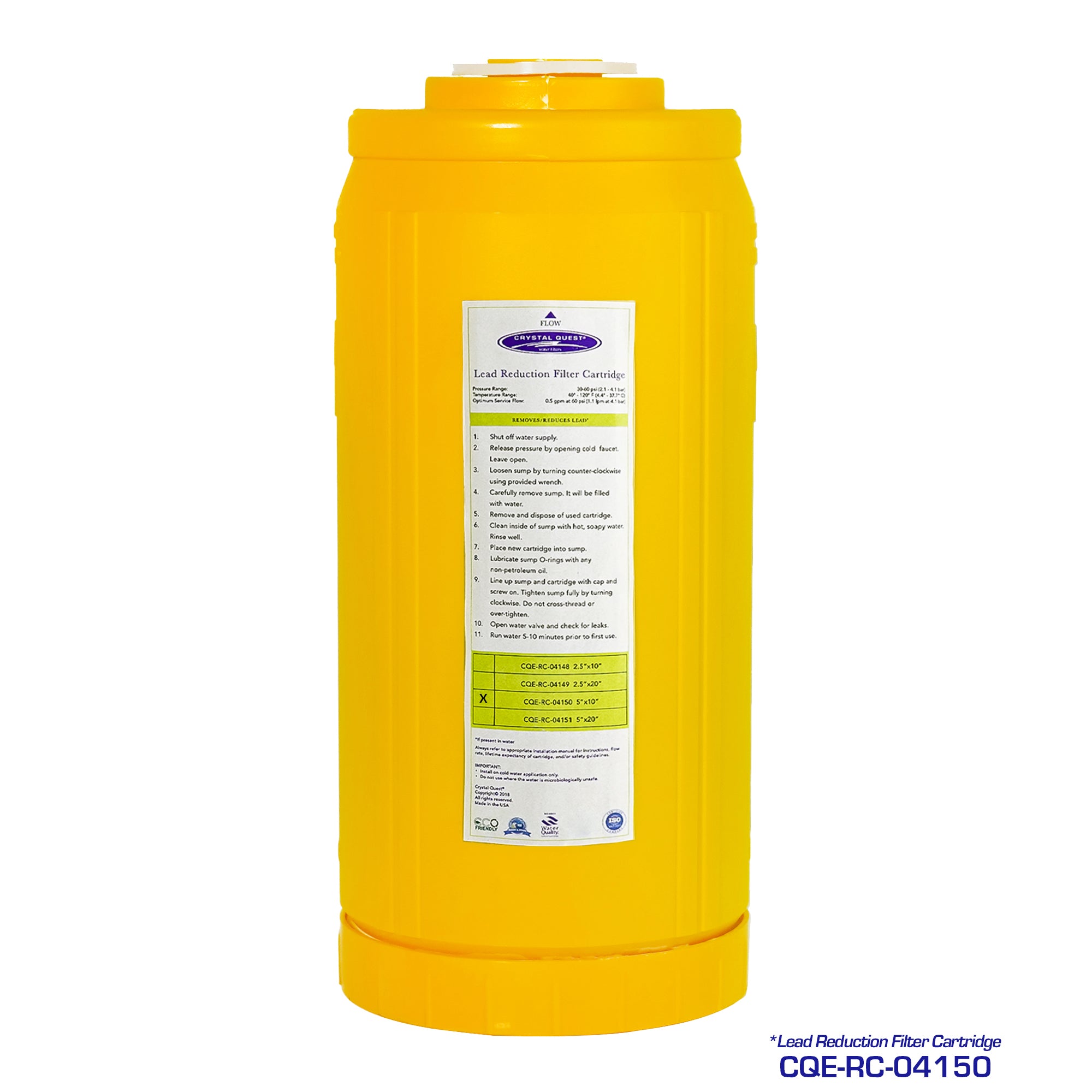 Lead Filter Cartridge