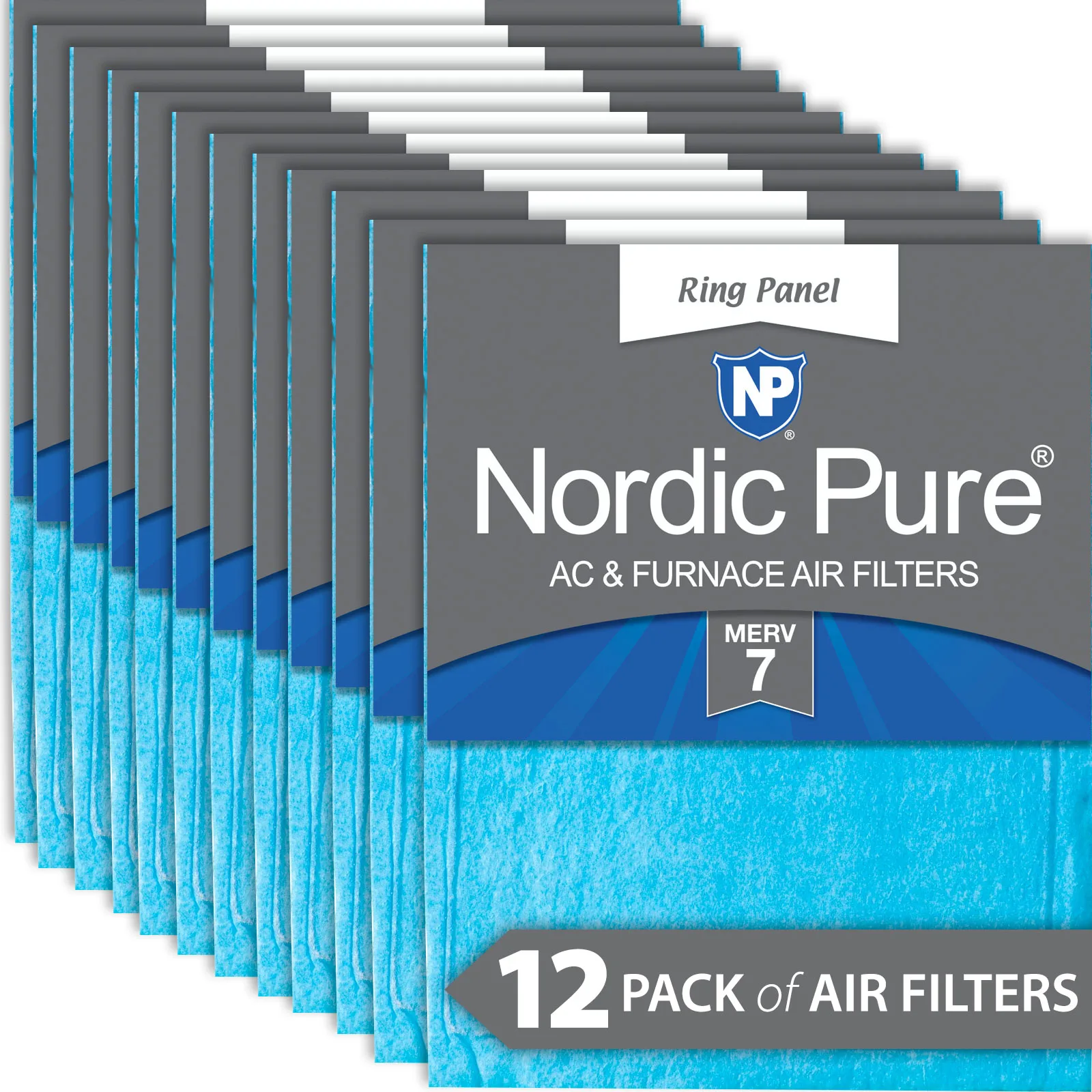 14x24x 1/2 Half Inch Ring Panel MERV 7 Furnace Air Filters