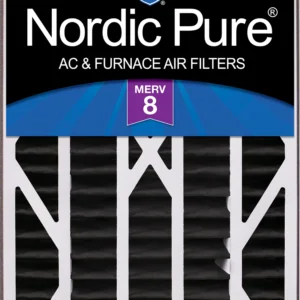 Air Bear Cub 16x25x3 Replacement 259112-101 Pure Carbon Pleated Odor Reduction Merv 8 Furnace Filter