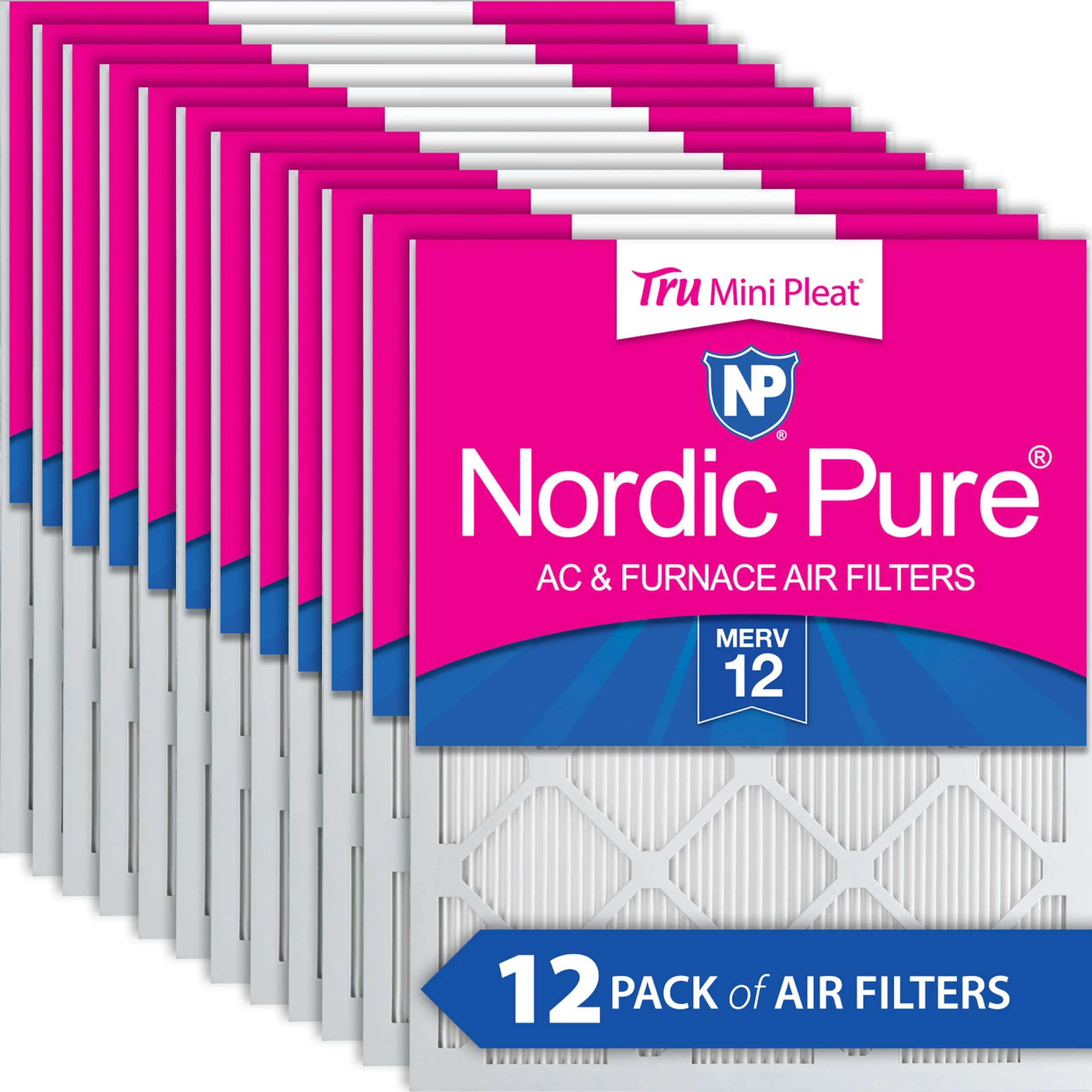 10x20x1 MERV 12 - Tru Mini Pleat