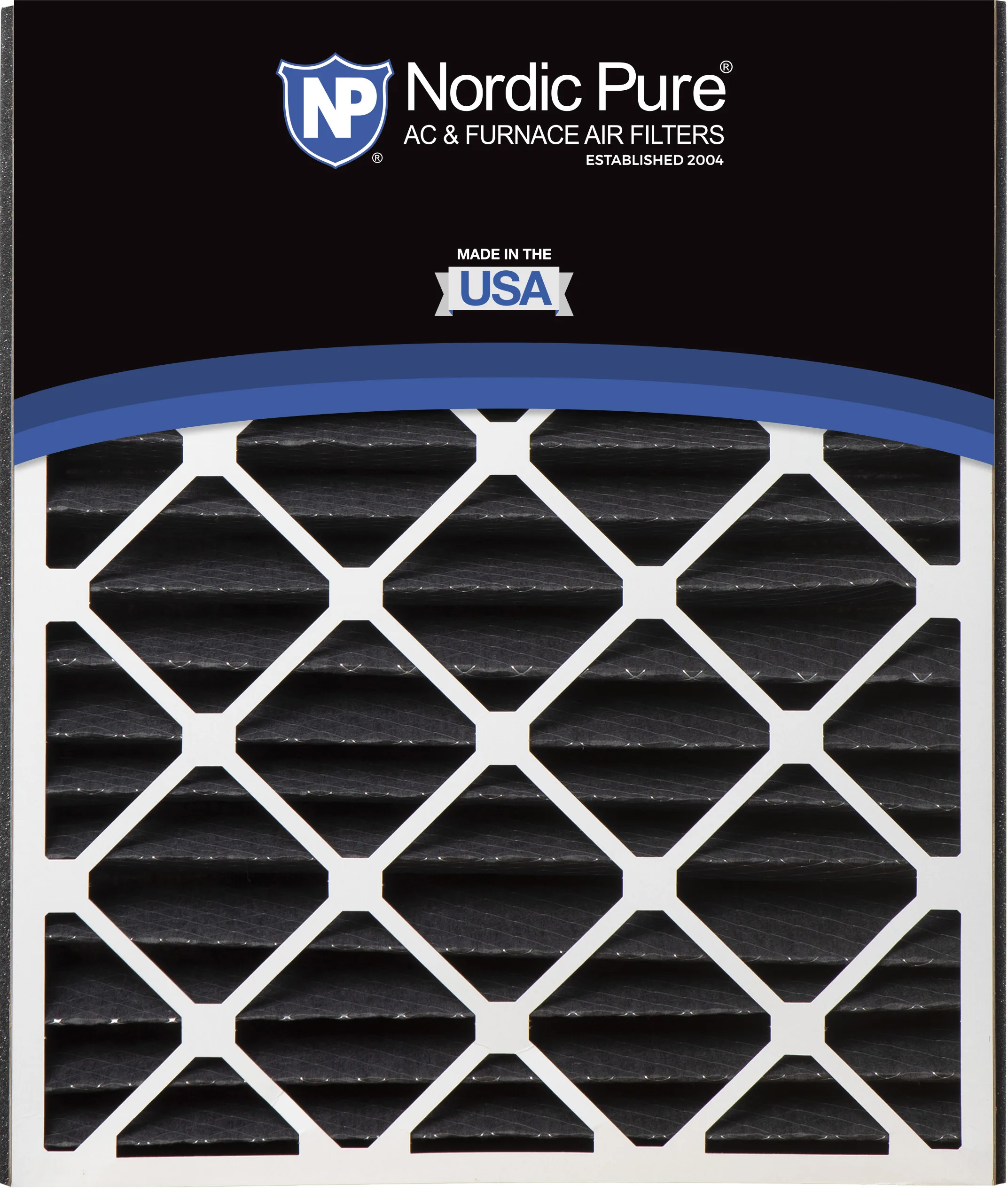 Air Bear 20x25x5 (4 7/8) Replacement 259112-102 Pure Carbon Pleated Odor Reduction Merv 8 Furnace Filter