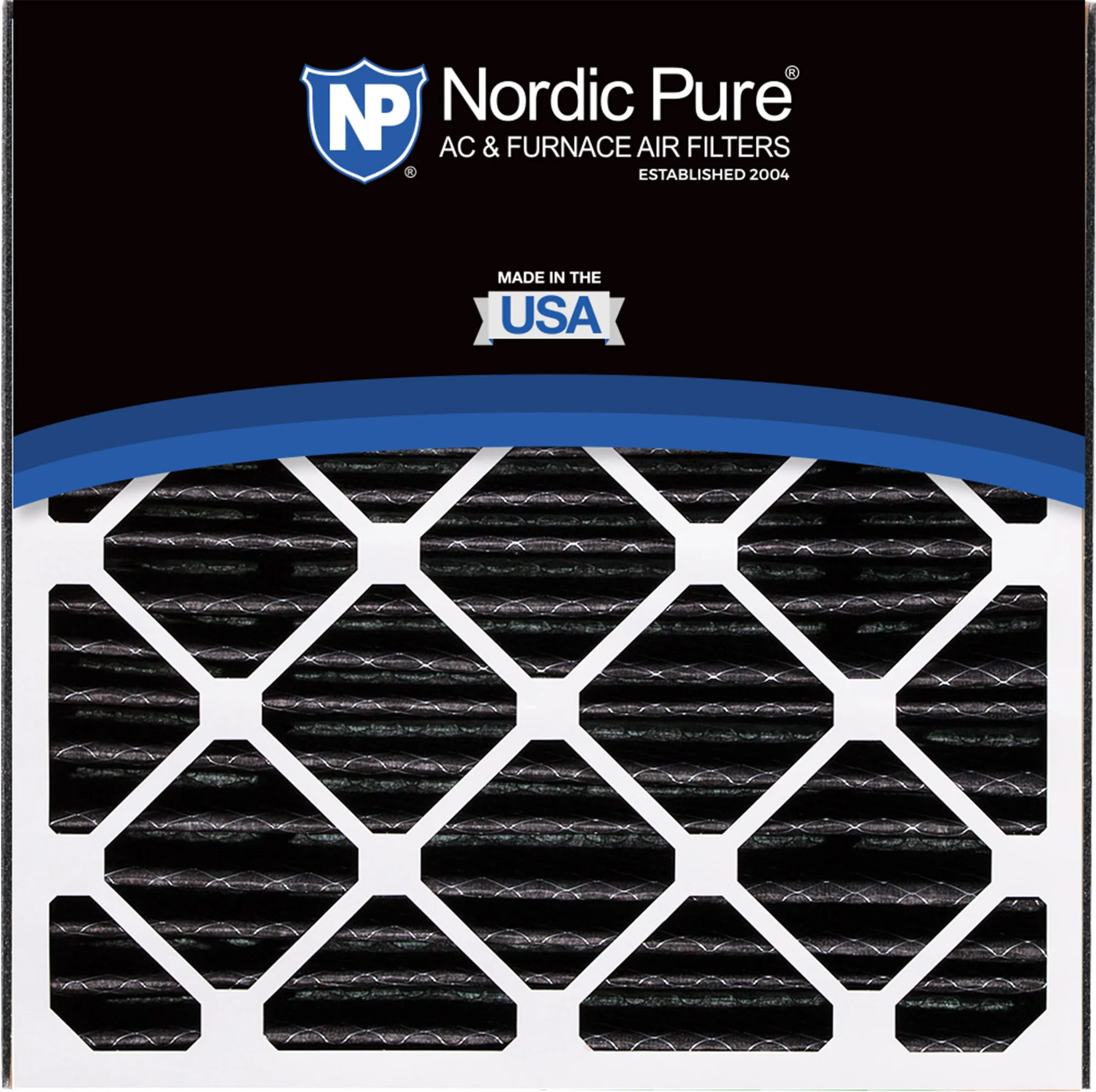 Air Bear 20x20x5 (4 15/16) Replacement 259112-103 Pure Carbon Pleated Odor Reduction Merv 8 Furnace Filter