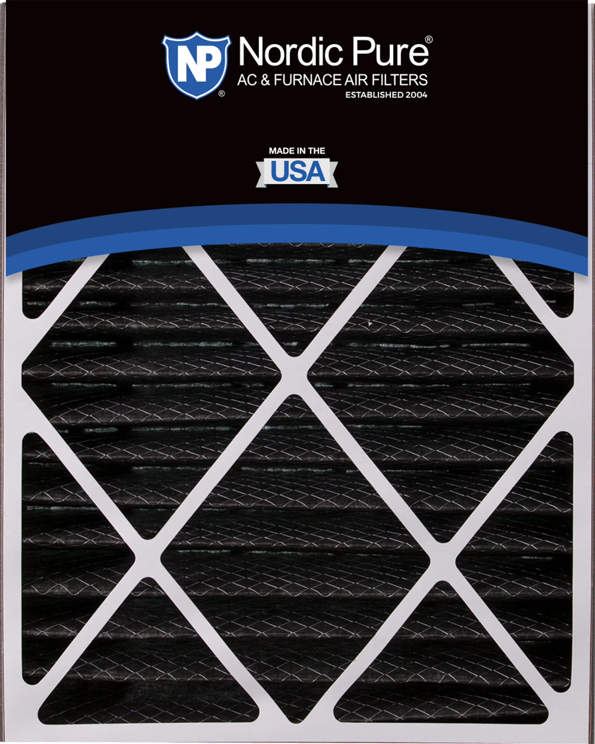 Air Bear 20x25x5 (4 7/8) Air Filter Replacement MERV 10 Pleated Plus Carbon