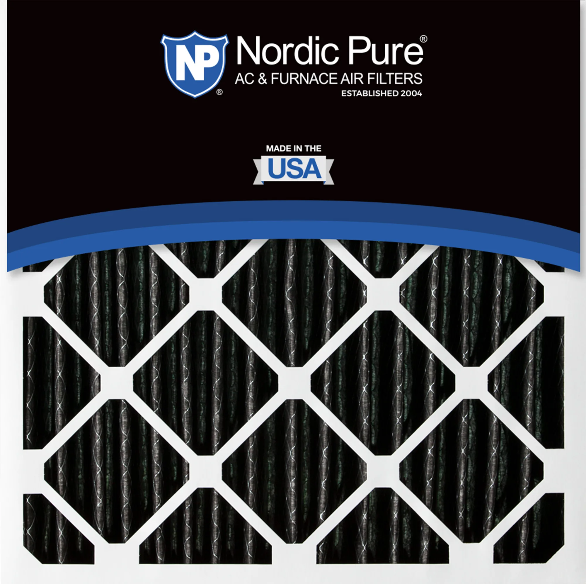 20x20x5 (4 3/8) Honeywell/Lennox Replacement Pure Carbon Pleated Odor Reduction Merv 8 Furnace Filter
