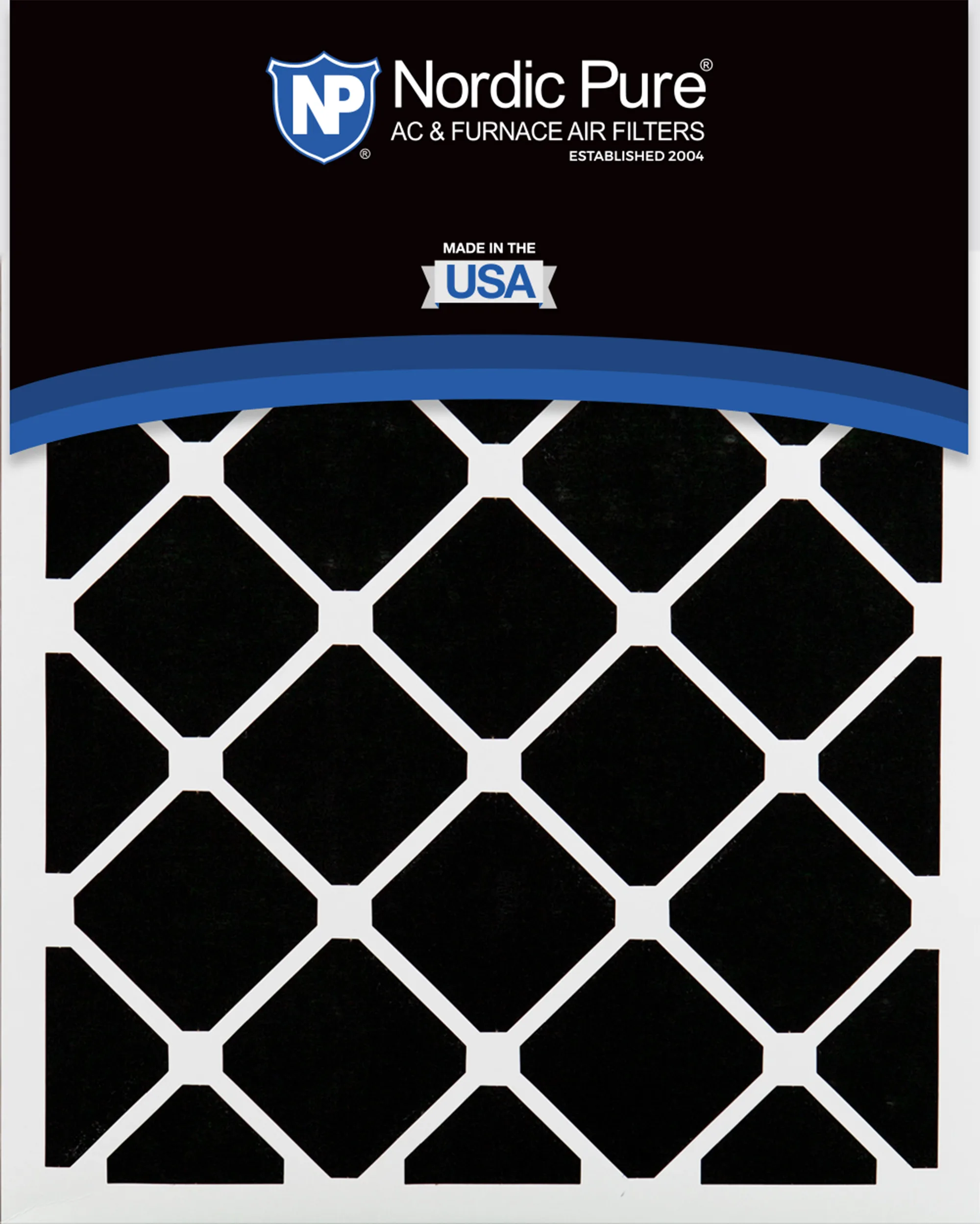 10x10x1 Pleated Air Filters MERV 13 Plus Carbon