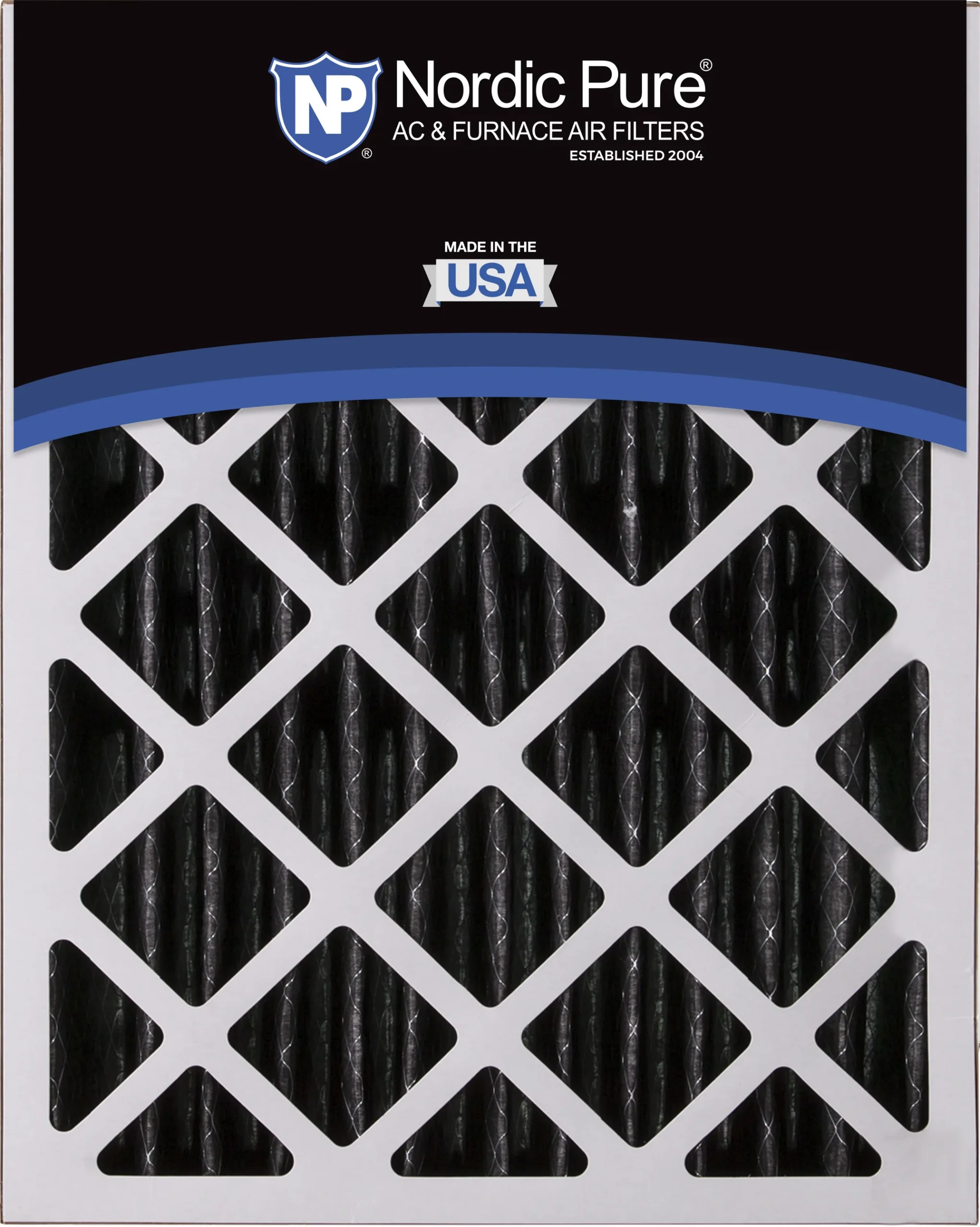 16x20x5 (4 3/8) Honeywell/Lennox Replacement Pure Carbon Pleated Odor Reduction Merv 8 Furnace Filter