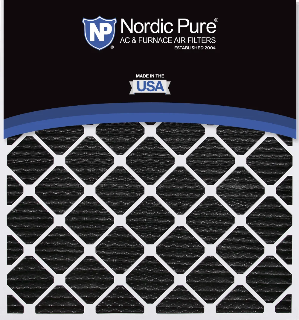 28x30x2 Geothermal MERV 10 Pleated Plus Carbon AC Furnace Air Filters