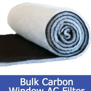 Window Air Conditioner Poly + Carbon Filter 24"x96" Roll