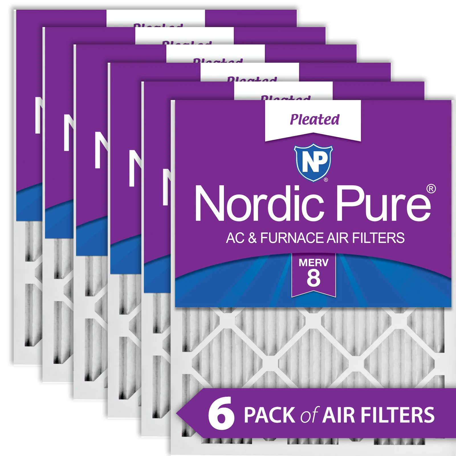 10x12x1 Exact MERV 8 AC Furnace Filters