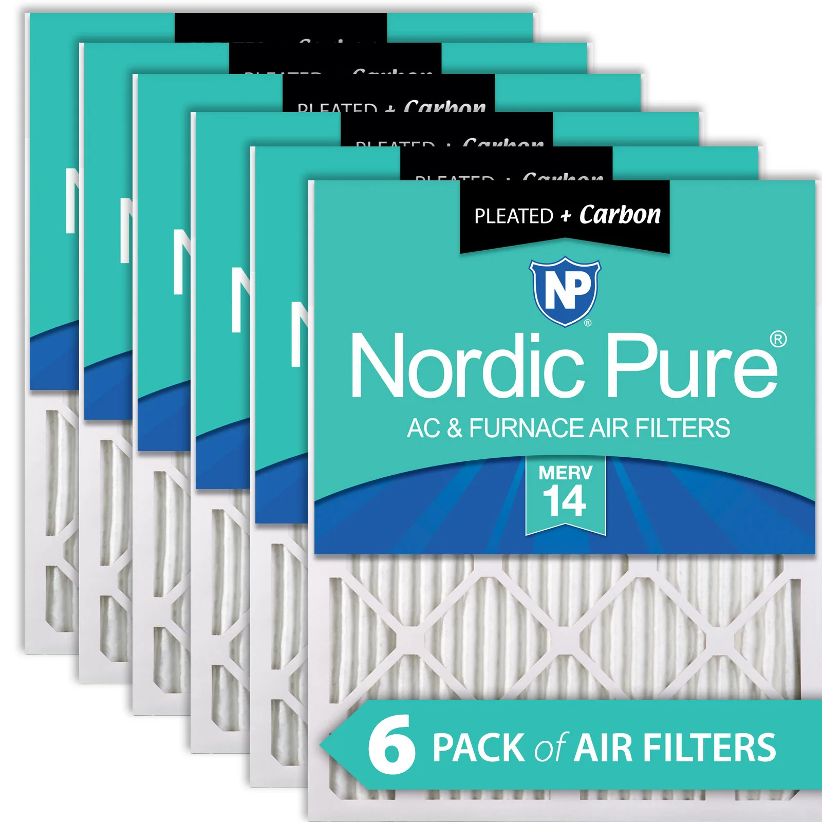 9_3/4x23_3/4x1 Exact MERV 14 Plus Carbon AC Furnace Filters