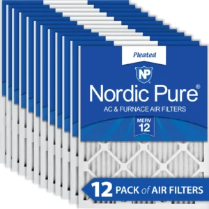 10x10x1 Pleated MERV 12 Air Filters