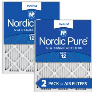 25x25x1 Pleated MERV 12 Air Filters