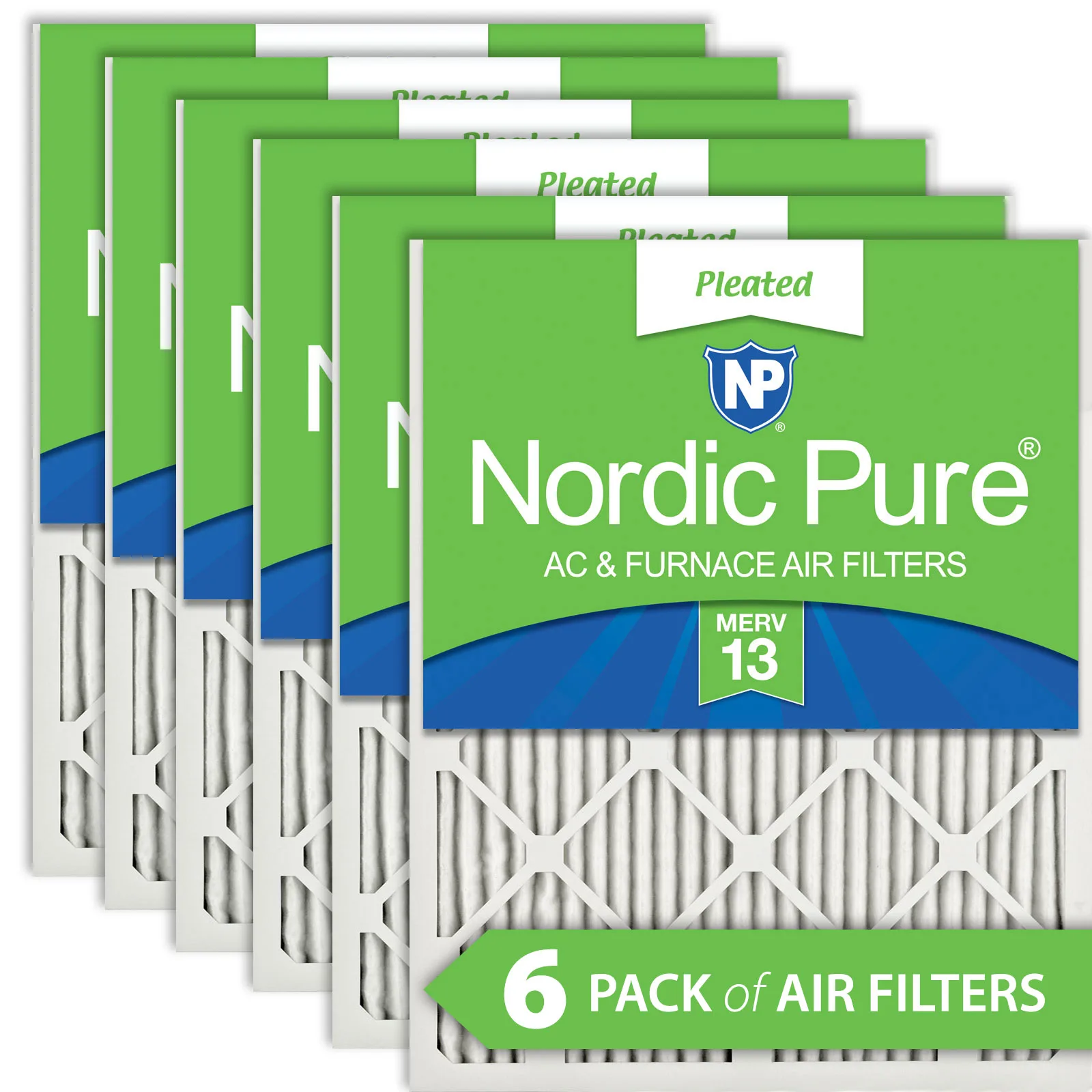 10x12x1 Exact MERV 13 AC Furnace Filters