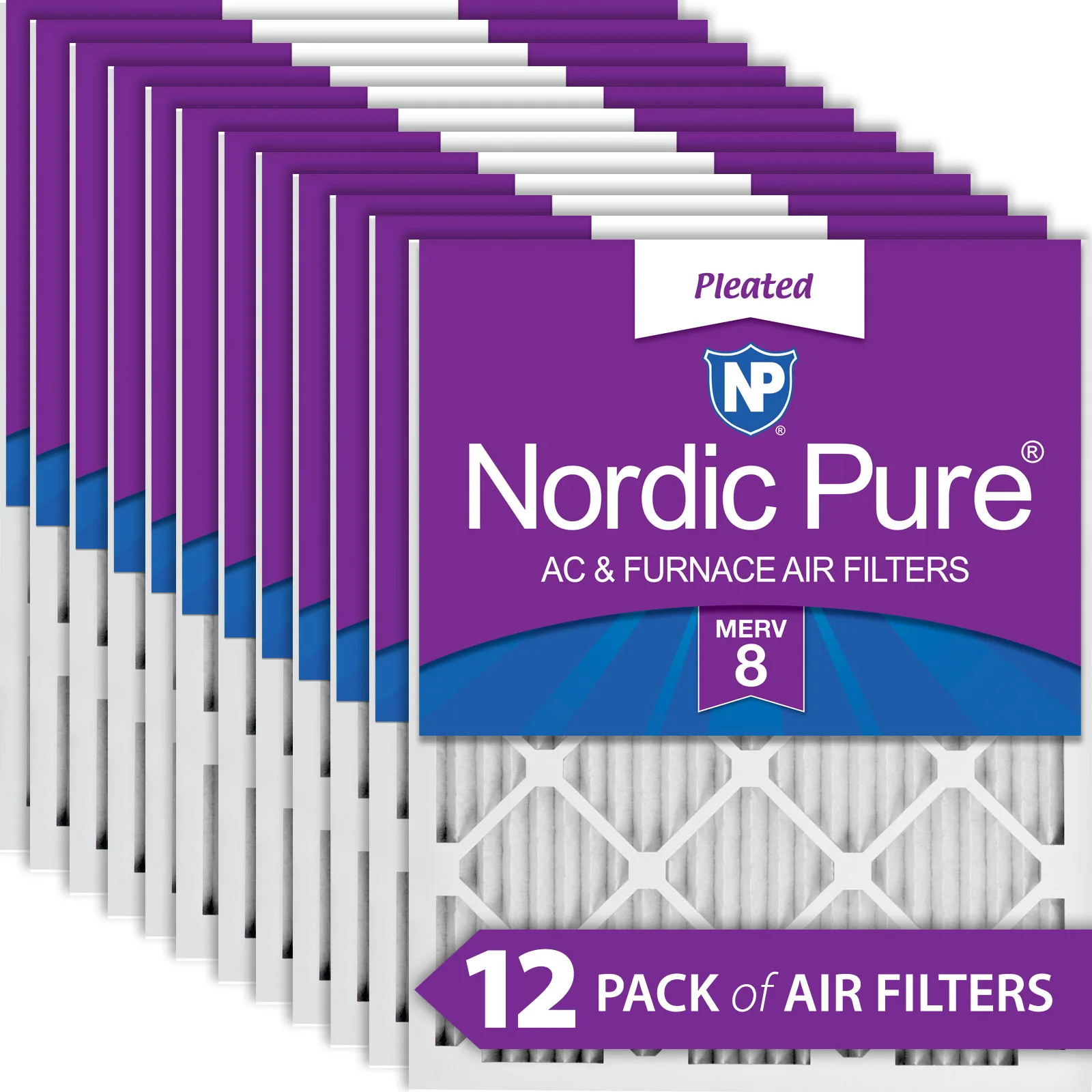 10x14x1 MERV 8 AC Furnace Filters