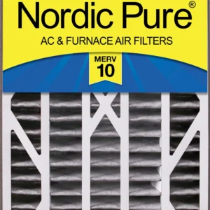 Air Bear Cub 16x25x3 Air Filter Replacement MERV 10 Pleated Plus Carbon