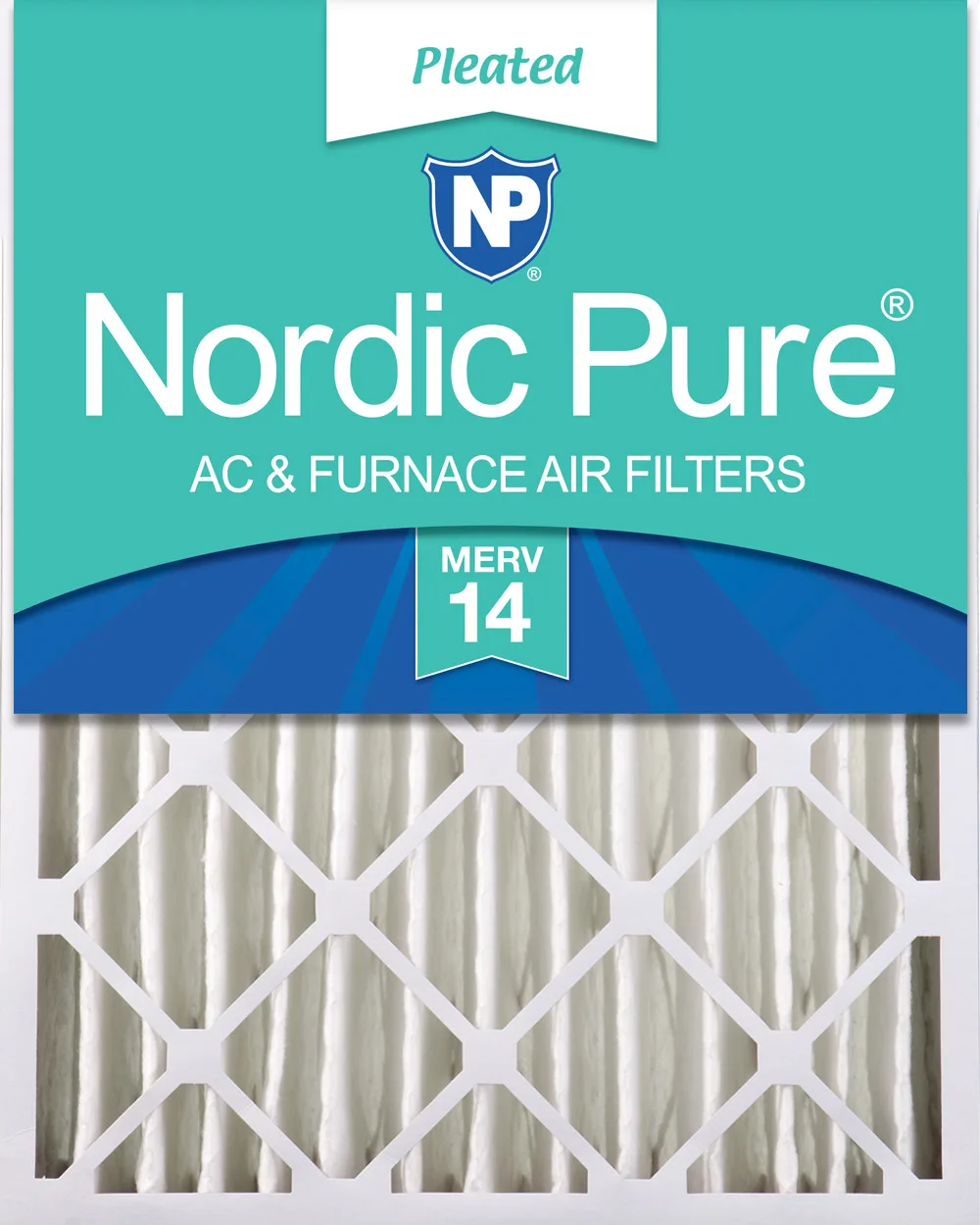 12x24x4 (3 5/8) Pleated MERV 14 Air Filters