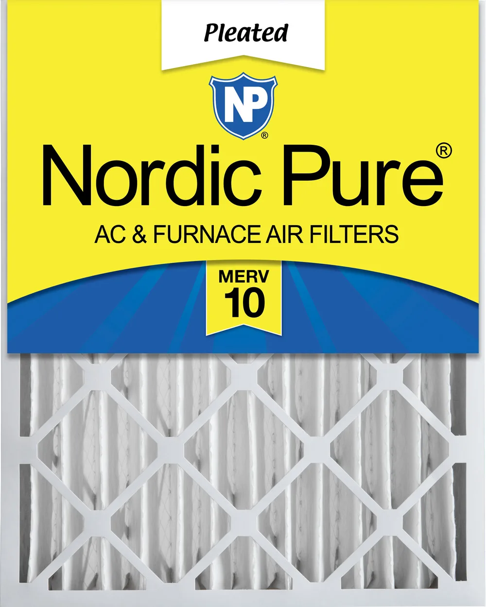 12x24x4 (3 5/8) Pleated MERV 10 Air Filters