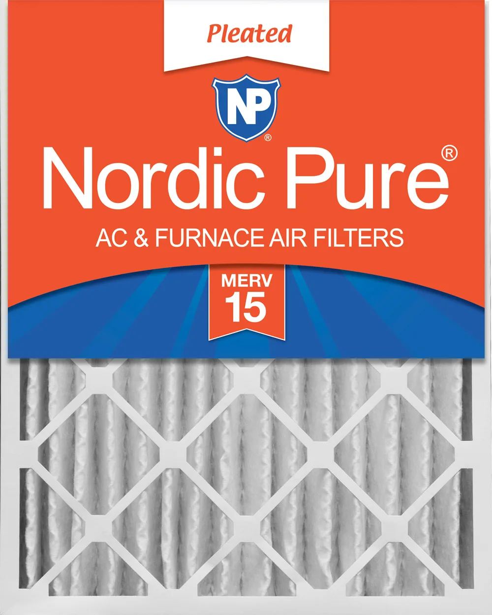14x14x4 (3 3/4) Pleated MERV 15 Air Filters