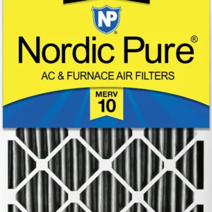 20x20x4 (3 5/8) Furnace Air Filters MERV 10 Pleated Plus Carbon
