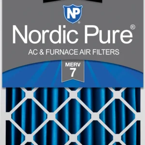20x20x4 (3 5/8) Pleated Air Filters MERV 7 Plus Carbon