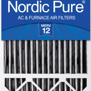 16x25x5 (4 3/8) Honeywell/Lennox Replacement Air Filters MERV 12 Pleated Plus Carbon
