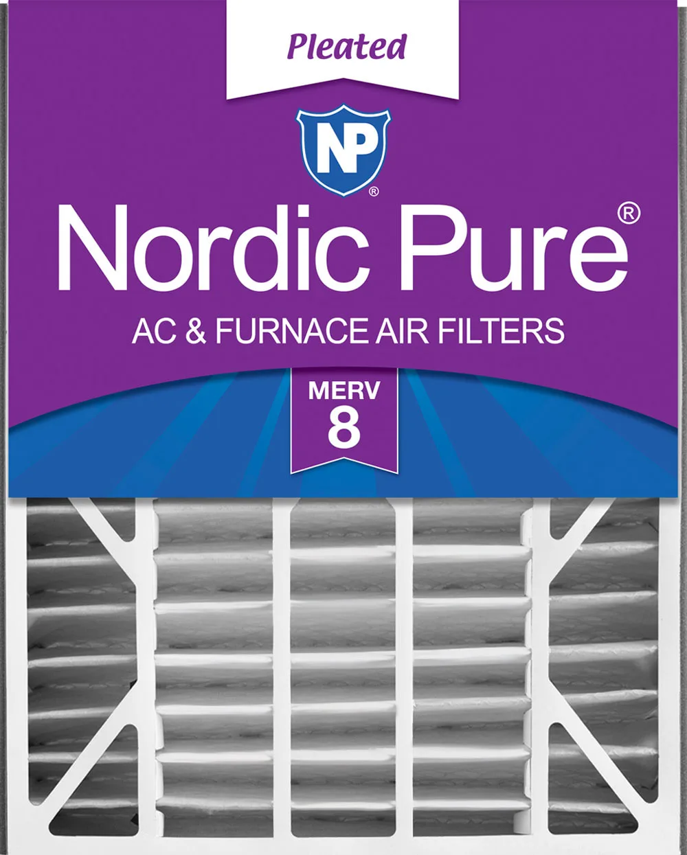 Air Bear 20x25x5 (4 7/8) Replacement 255649-102 MERV 8 Air Filters