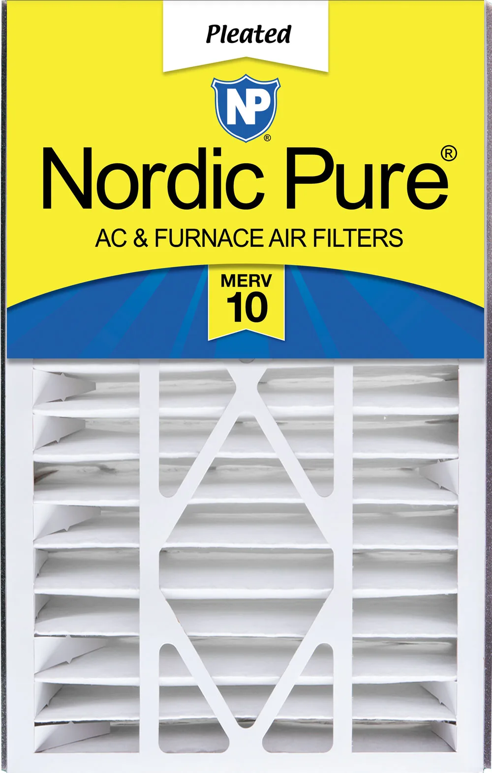 Air Bear 16x25x5 (4 7/8) Replacement 255649-105 MERV 10 Air Filters