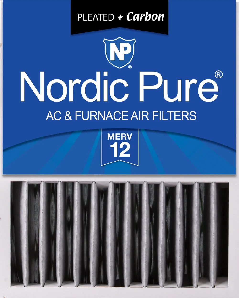 16x20x5 (4 3/8) Honeywell/Lennox Replacement Air Filters MERV 12 Pleated Plus Carbon