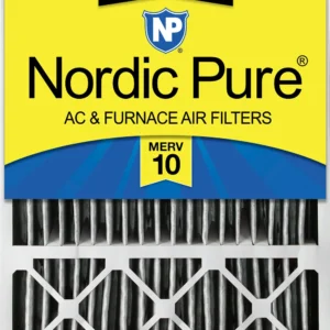 20x25x5 (4 3/8) Honeywell/Lennox Replacement Air Filters MERV 10 Pleated Plus Carbon