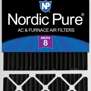 20x25x5 (4 3/8) Honeywell/Lennox Replacement Pure Carbon Pleated Odor Reduction Merv 8 Furnace Filter