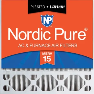 20x20x5 (4 3/8) Honeywell/Lennox Replacement Furnace Filters MERV 15 Plus Carbon