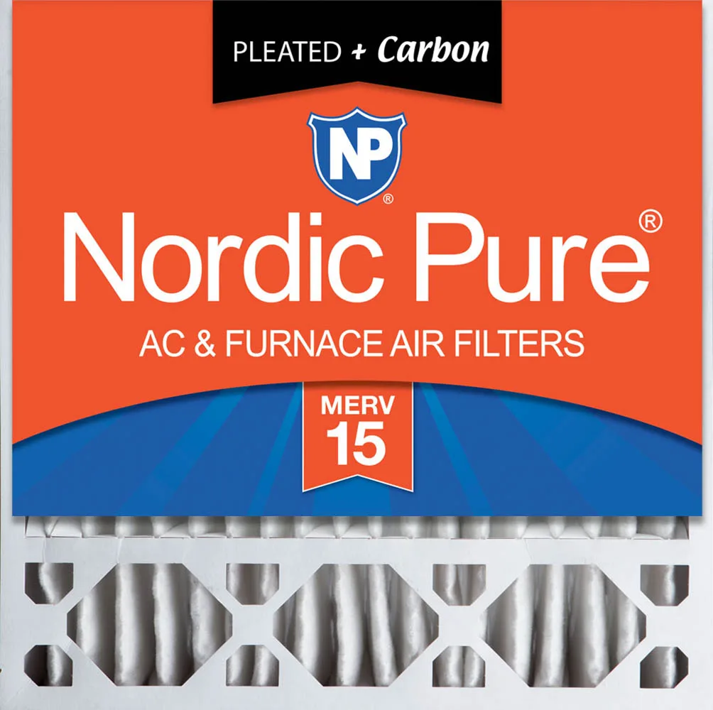 20x20x5 (4 3/8) Honeywell/Lennox Replacement Furnace Filters MERV 15 Plus Carbon