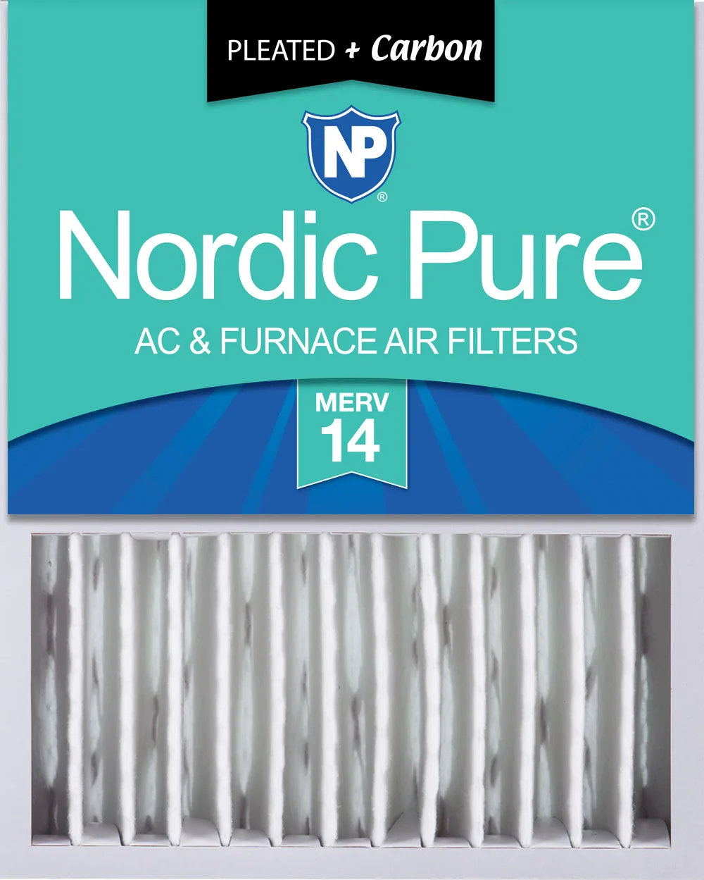 16x20x5 (4 3/8) Honeywell/Lennox Replacement Air Filters MERV 14 Plus Carbon
