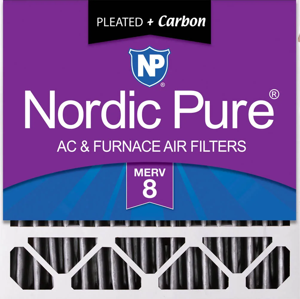 20x20x5 (4 3/8) Honeywell/Lennox Replacement Furnace Filters MERV 8 Pleated Plus Carbon