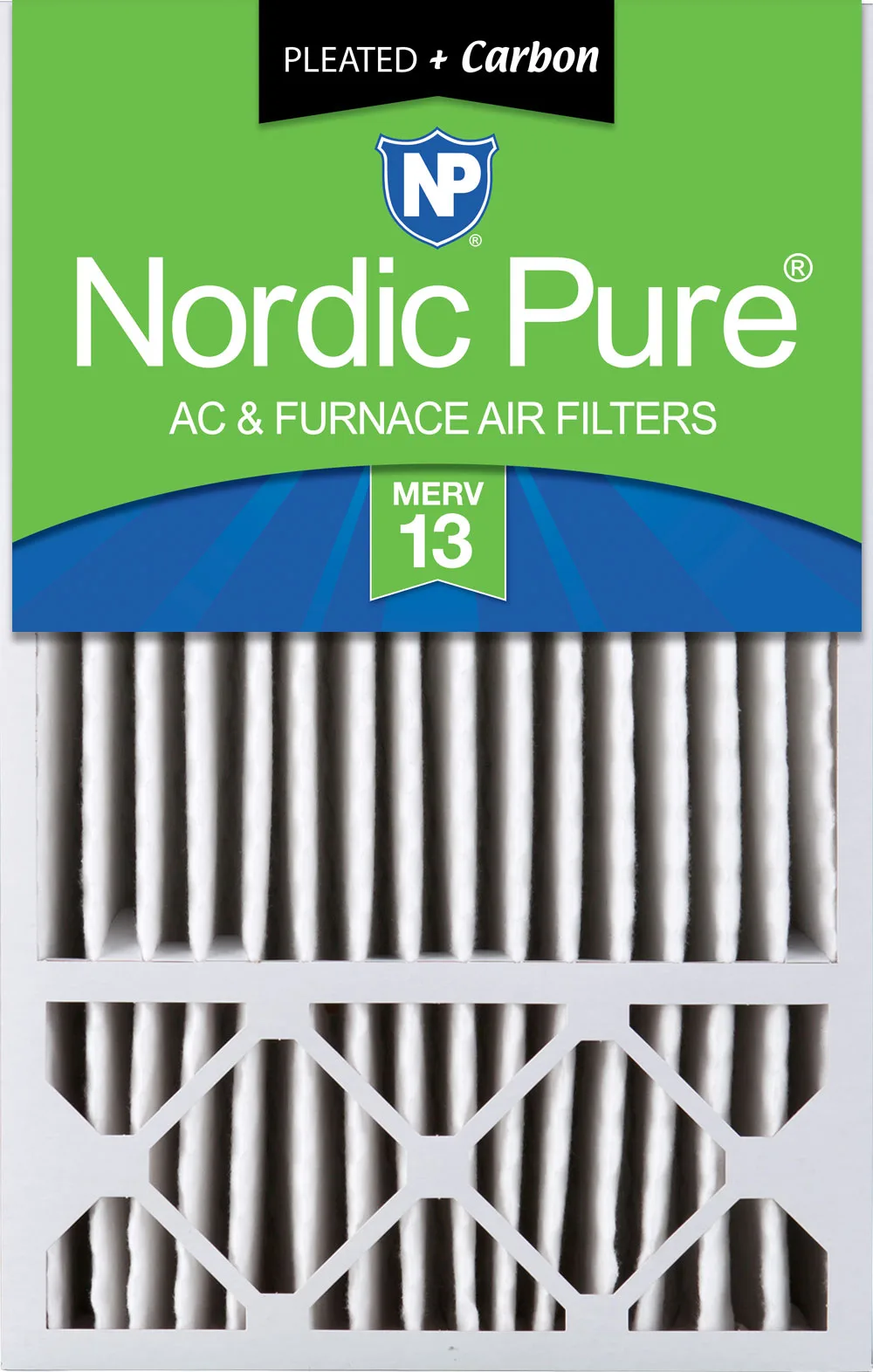 16x25x5 (4 3/8) Honeywell/Lennox Replacement Air Filters MERV 13 Plus Carbon