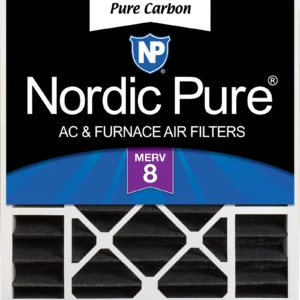 Air Bear 20x20x5 (4 15/16) Replacement 259112-103 Pure Carbon Pleated Odor Reduction Merv 8 Furnace Filter