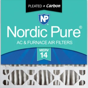 20x20x5 (4 3/8) Honeywell/Lennox Replacement Furnace Filters MERV 14 Plus Carbon