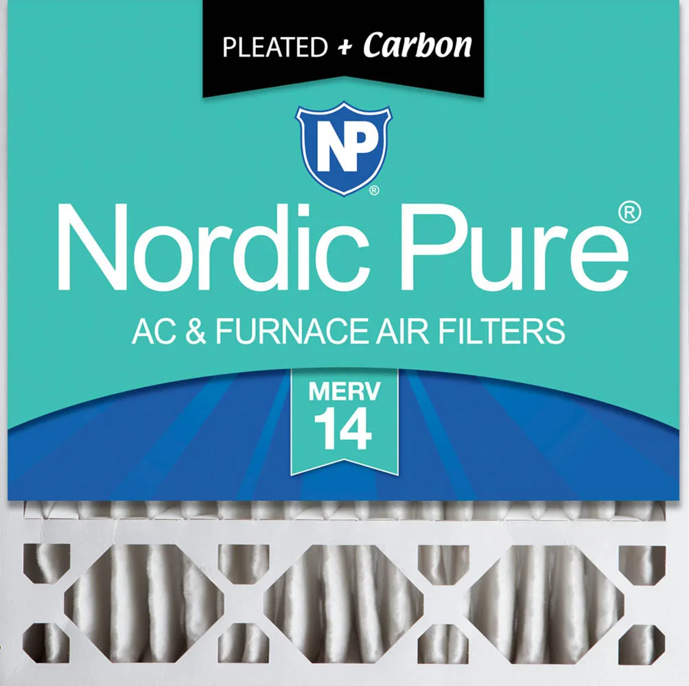 20x20x5 (4 3/8) Honeywell/Lennox Replacement Furnace Filters MERV 14 Plus Carbon