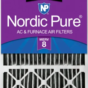 20x25x5 (4 3/8) Honeywell/Lennox Replacement Air Filters MERV 8 Pleated Plus Carbon