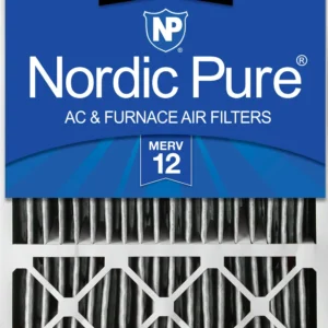 20x25x5 (4 3/8) Honeywell/Lennox Replacement Air Filters MERV 12 Pleated Plus Carbon