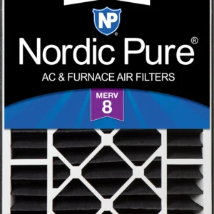 Air Bear 20x25x5 (4 7/8) Replacement 259112-102 Pure Carbon Pleated Odor Reduction Merv 8 Furnace Filter