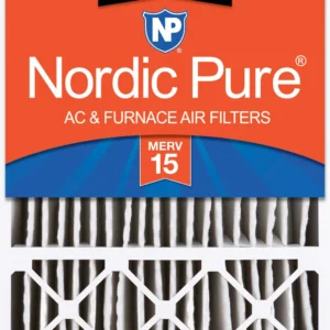 20x25x5 (4 3/8) Honeywell/Lennox Replacement Air Filters MERV 15 Plus Carbon