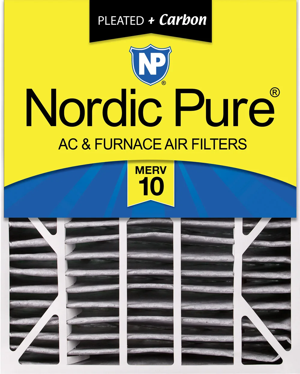 20x25x6 Aprilaire Space-Gard 2200 Replacement Air Filter Part 201 MERV 10 Plus Carbon