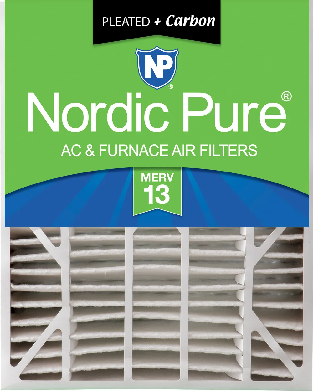 20x25x6 Aprilaire Space-Gard 2200 Replacement Air Filter Part 201 MERV 13 Plus Carbon